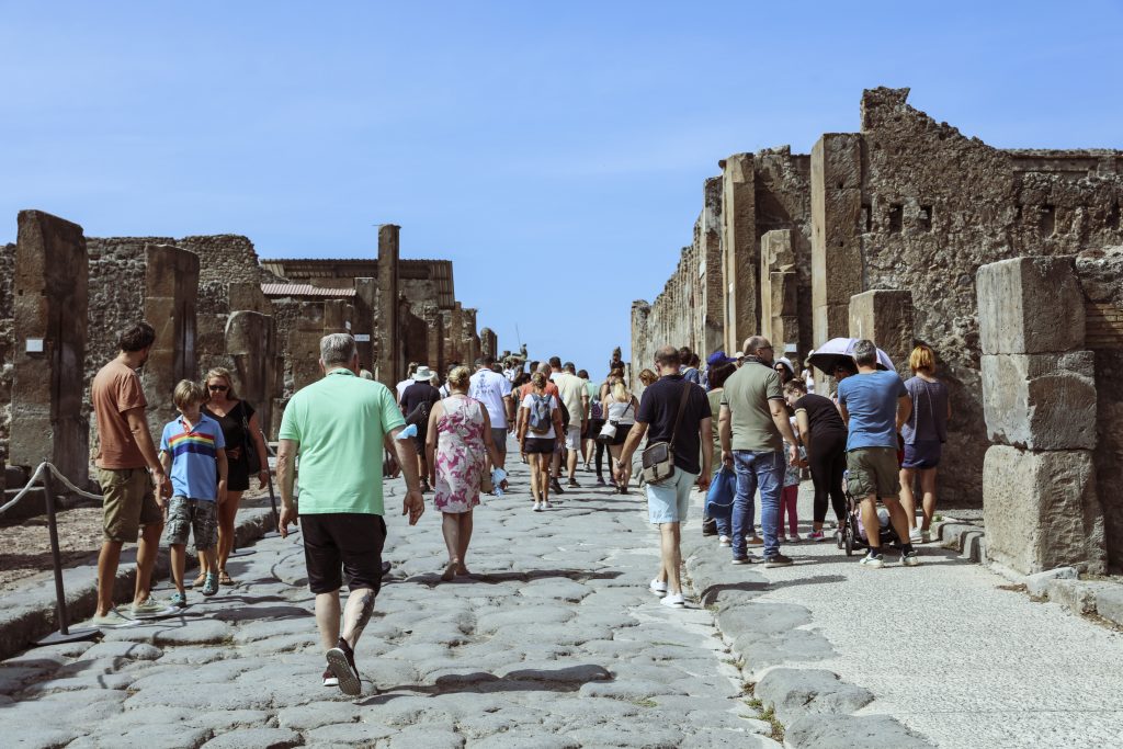 Visit the ruins of Pompeii in Amalfi