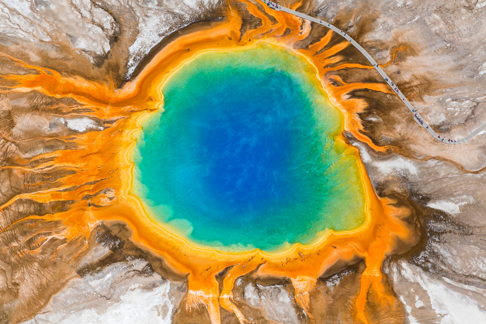 Grand Prismatic Spring Yellowstone National Park,
