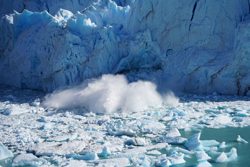 The majestic Perito Moreno Glacier in the heart of Patagonia