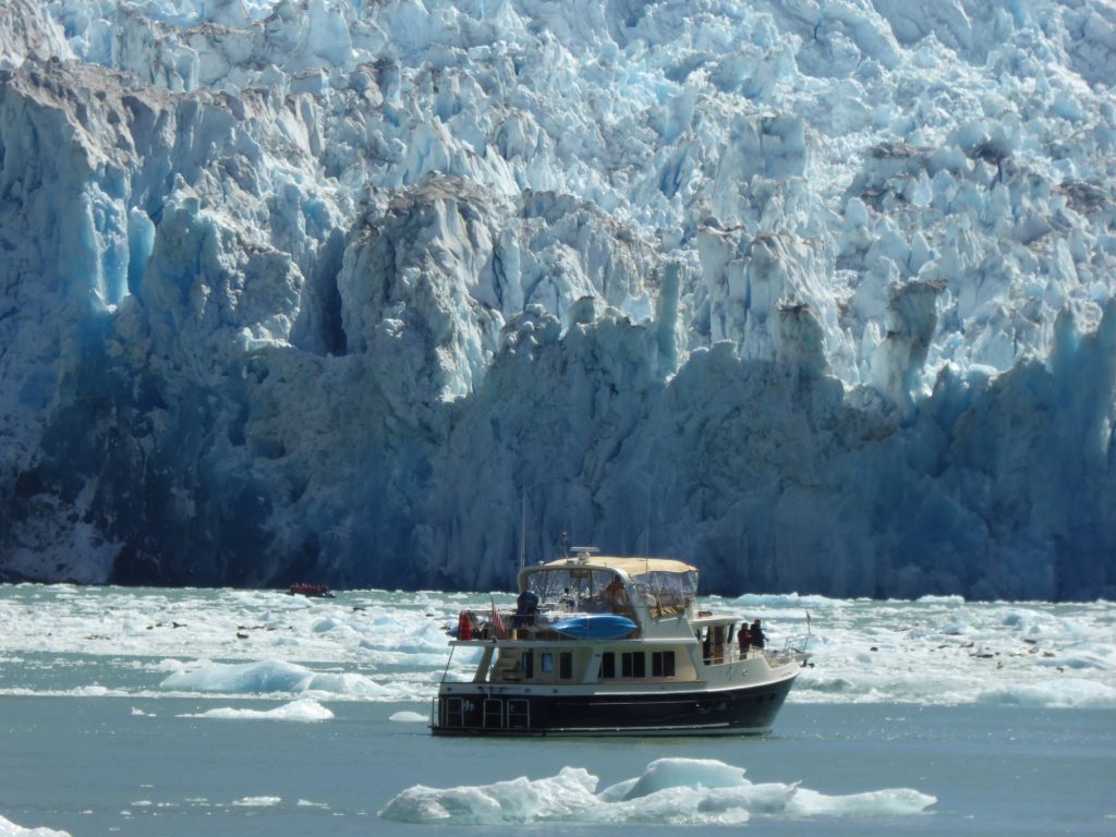 Admire the magnificent ice formations in Glacier Bay during your Inside Passage cruise.