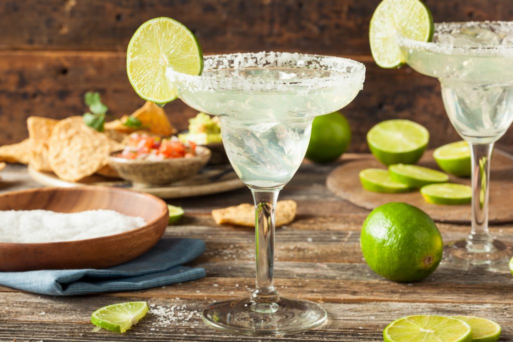 Enjoy salt-rimmed margaritas and tacos when in Mexico.