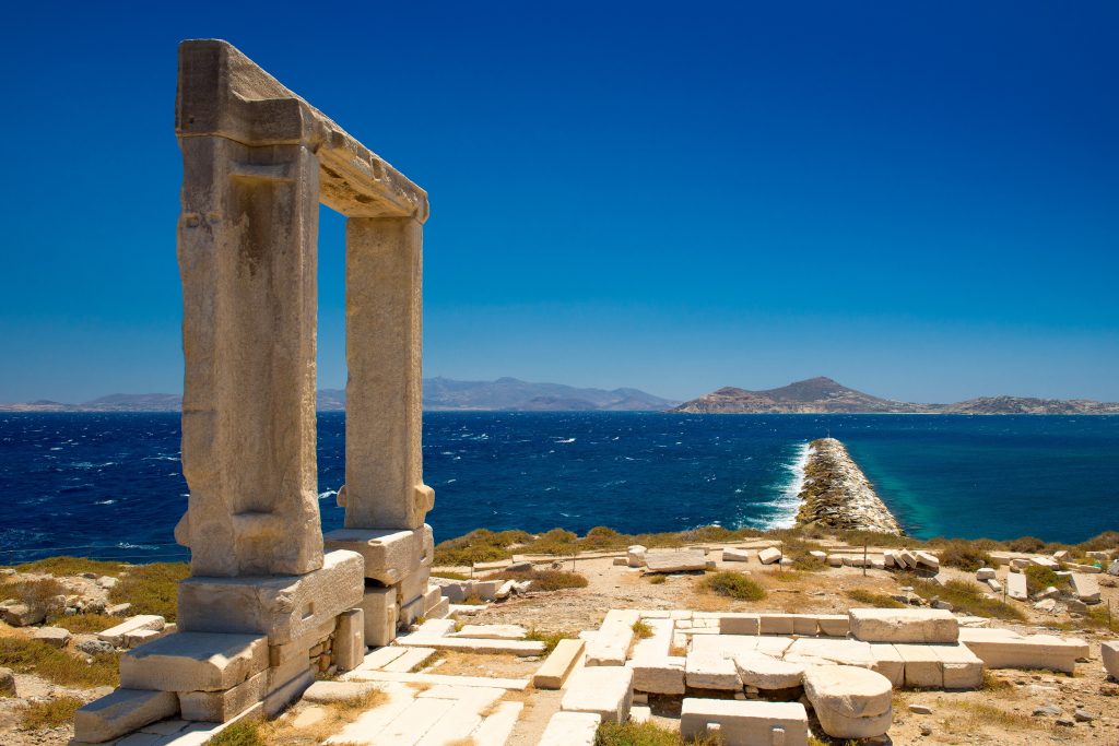 Visit the island of Naxos with its scores of endless sandy shores