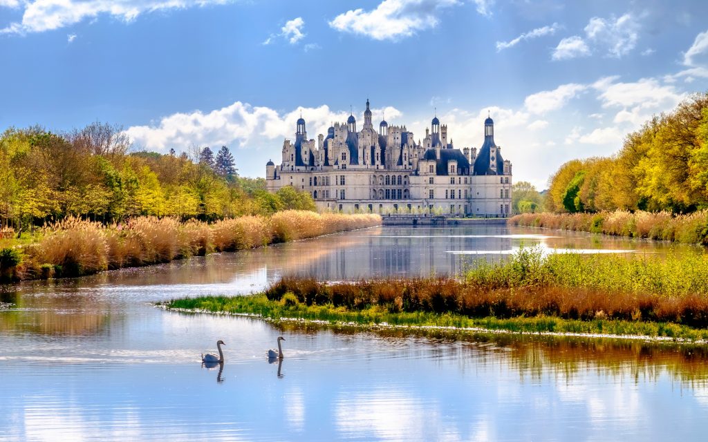 Chambord Castle is a royal medieval French castle in the Loire Valley in France.