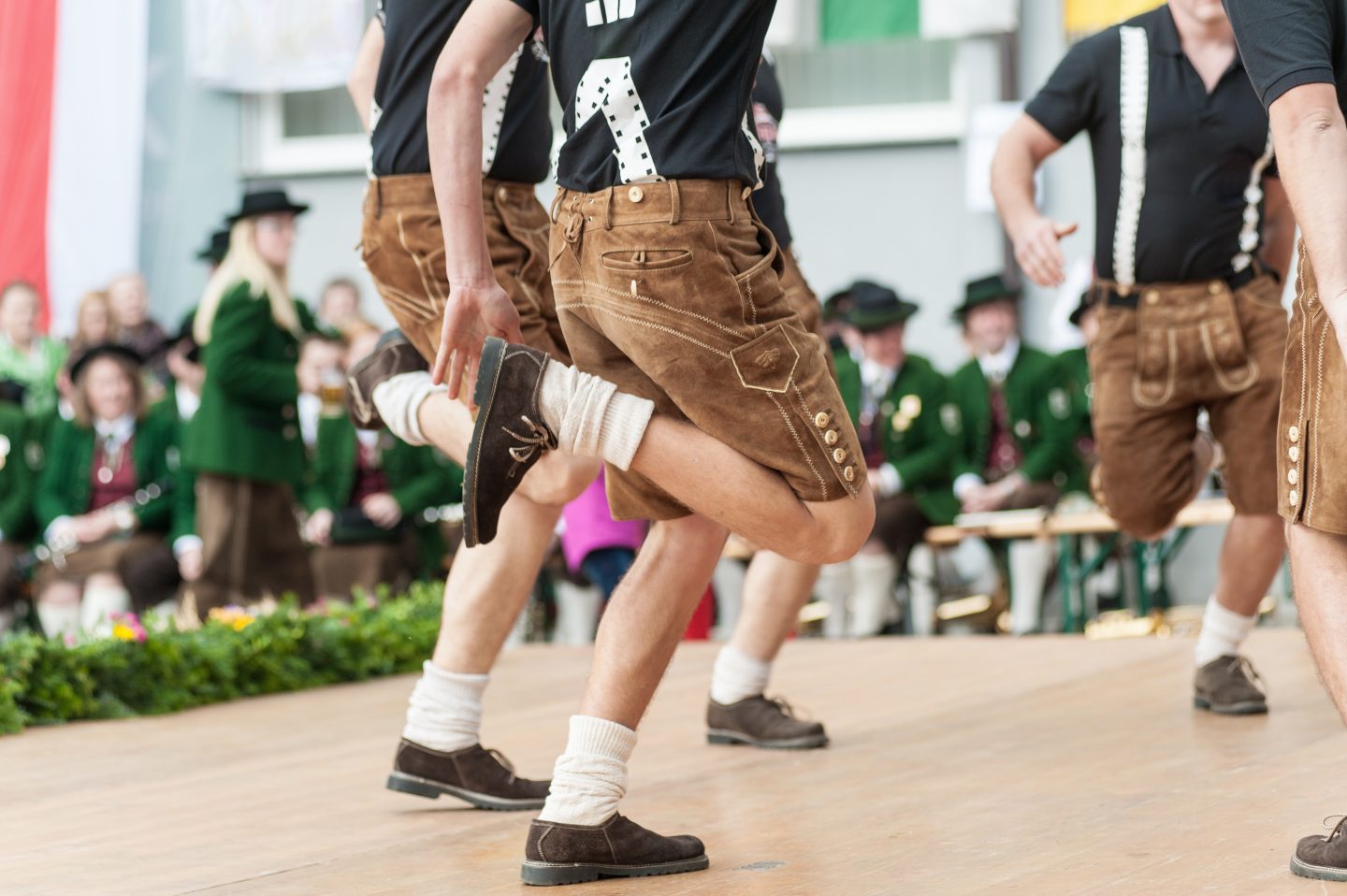 Austrian folk dancing is mostly associated with Schuhplattler, Ländler, polka and waltz