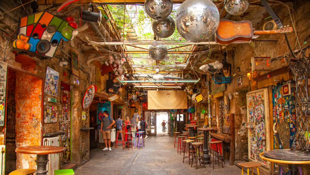 Budapest is home of ruin pubs, bars that entertain with their original and decadent atmosphere