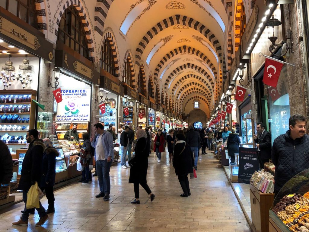 The Grand Bazaar in Istanbul is one of the largest and oldest covered markets in the world