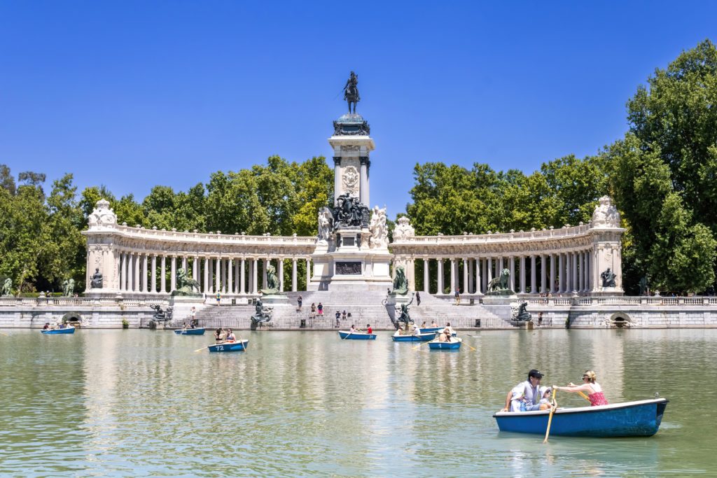 El Retiro Park has become Madrid's most renowned park