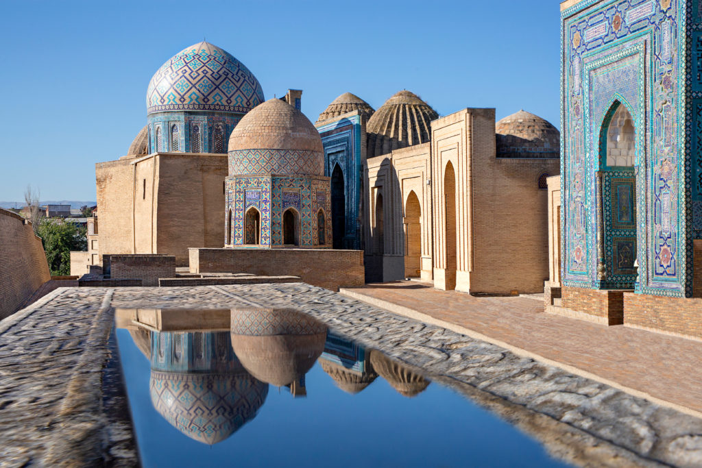 Shah i Zinda is an amazing example of the Central-Asian and Islamic tilework