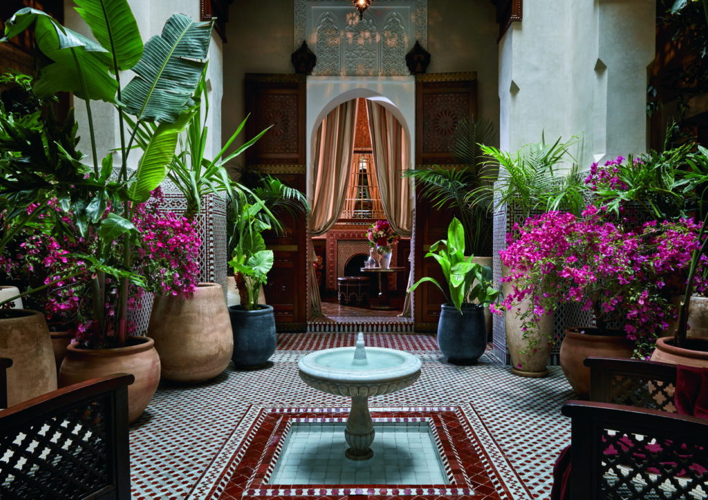 Indulge in a luxury oasis like the Royal Mansour Marrakech.