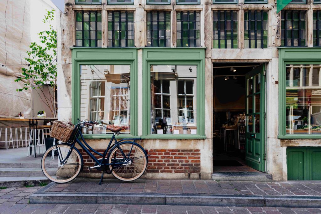 A beautiful day in the cozy city of Ghent, Belgium.