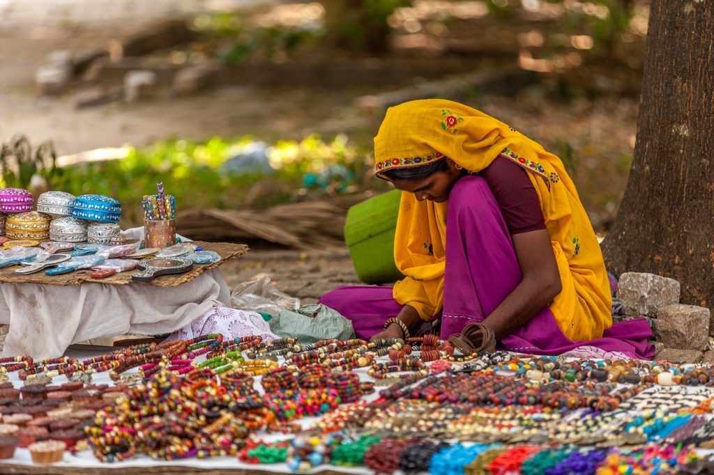 Visit one of many street markets in Kerala, India