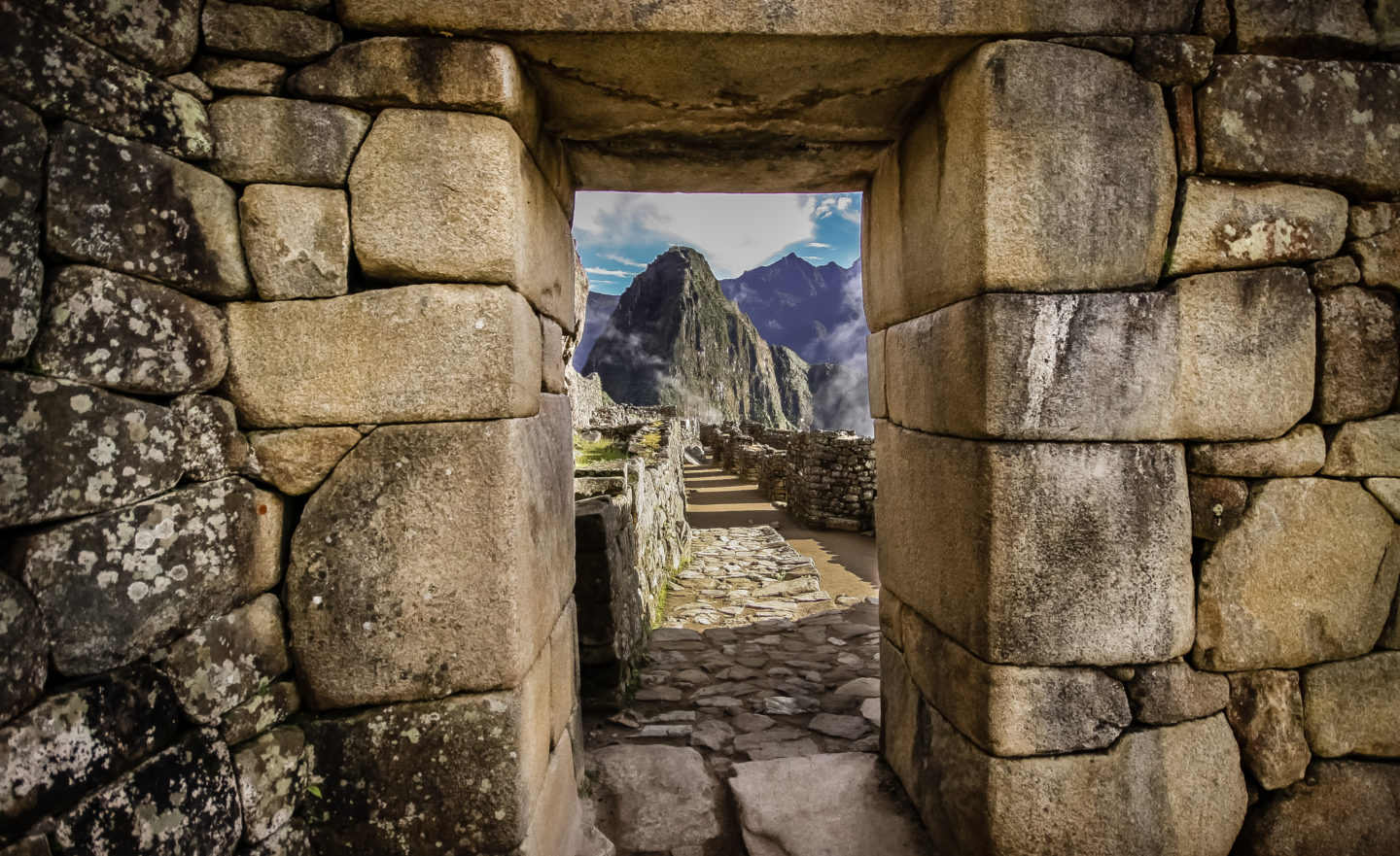 The Huayna Picchu hike is that gorgeous mountain that is tucked up against the Machu Picchu