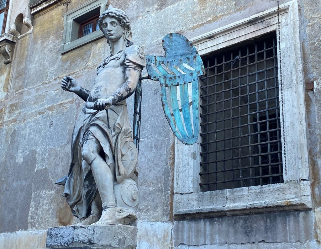 The Castel Sant'Angelo in Rome was built in the 2nd century as a mausoleum