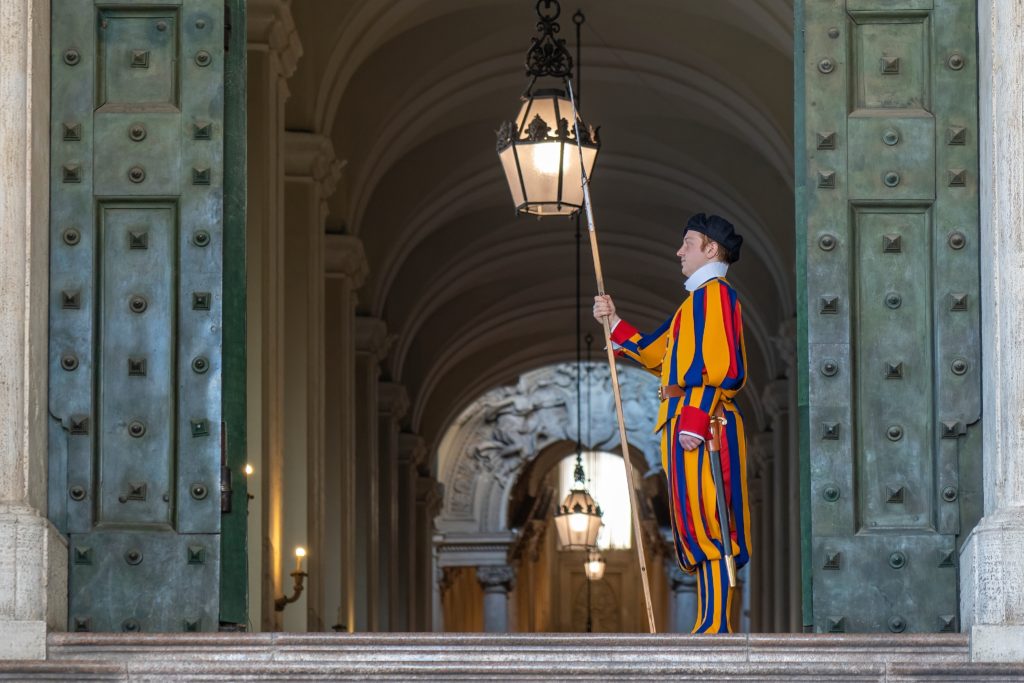 The Swiss Guard is an important symbol for the Vatican