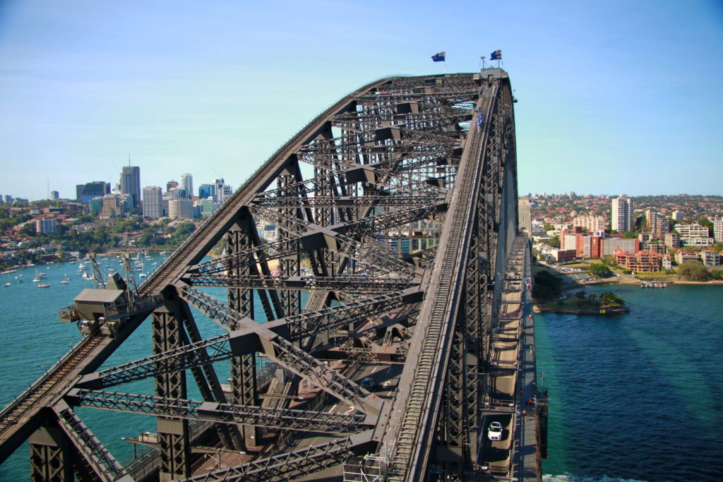 Climb the Sydney Harbour Bridge for unrivaled views from a height of 440 feet