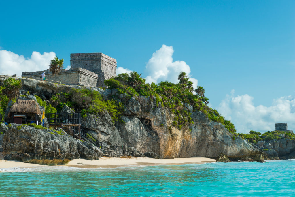 The Tulum Mayan ruins are one of the most spectacular national parks on Mexico's Yucatan Peninsula