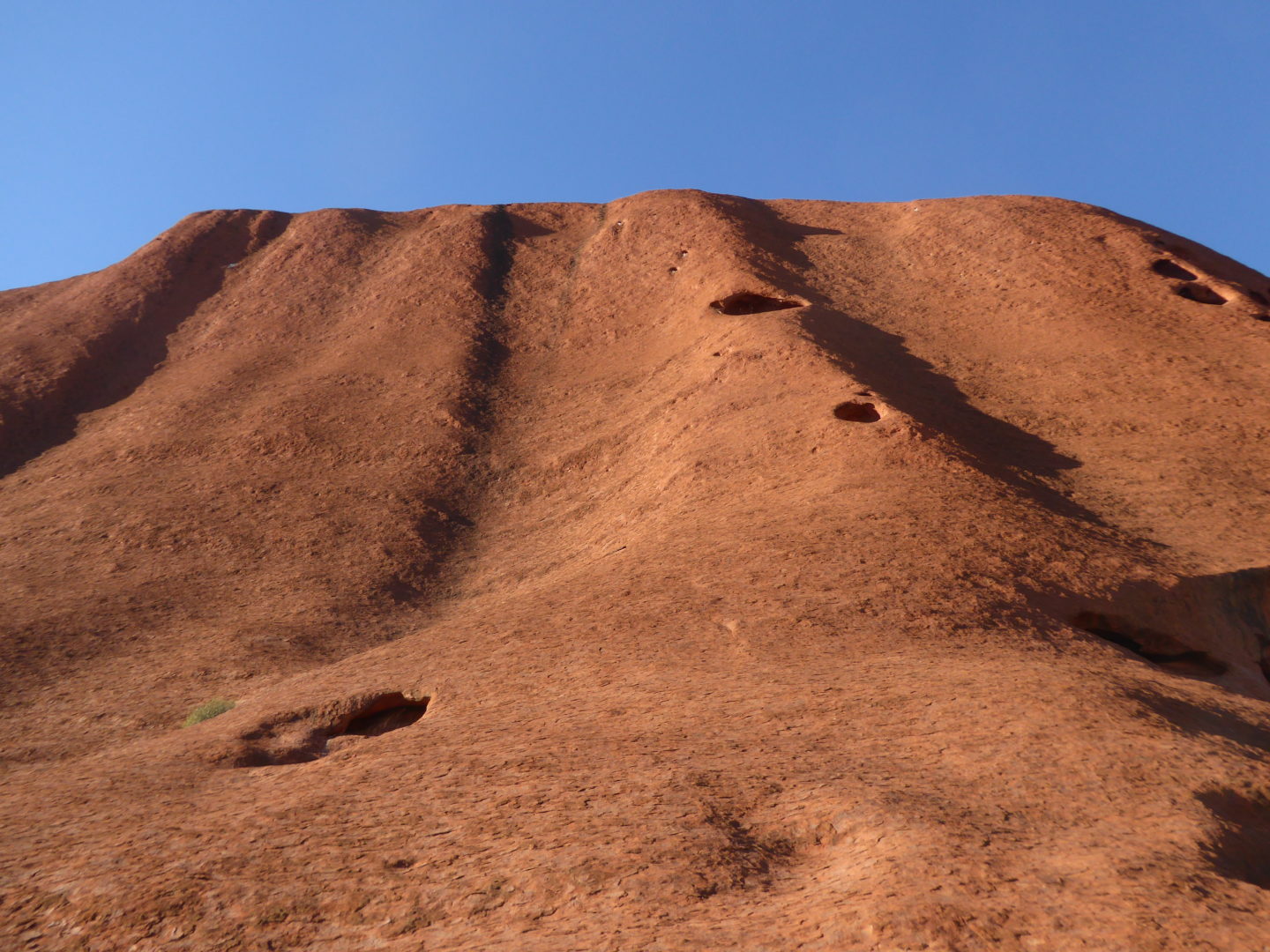 Close up of the surface of Uluru Ayers Rock in Australia