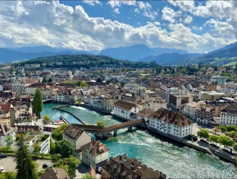 City of Lucerne with its stunning architecture and serene lake views.