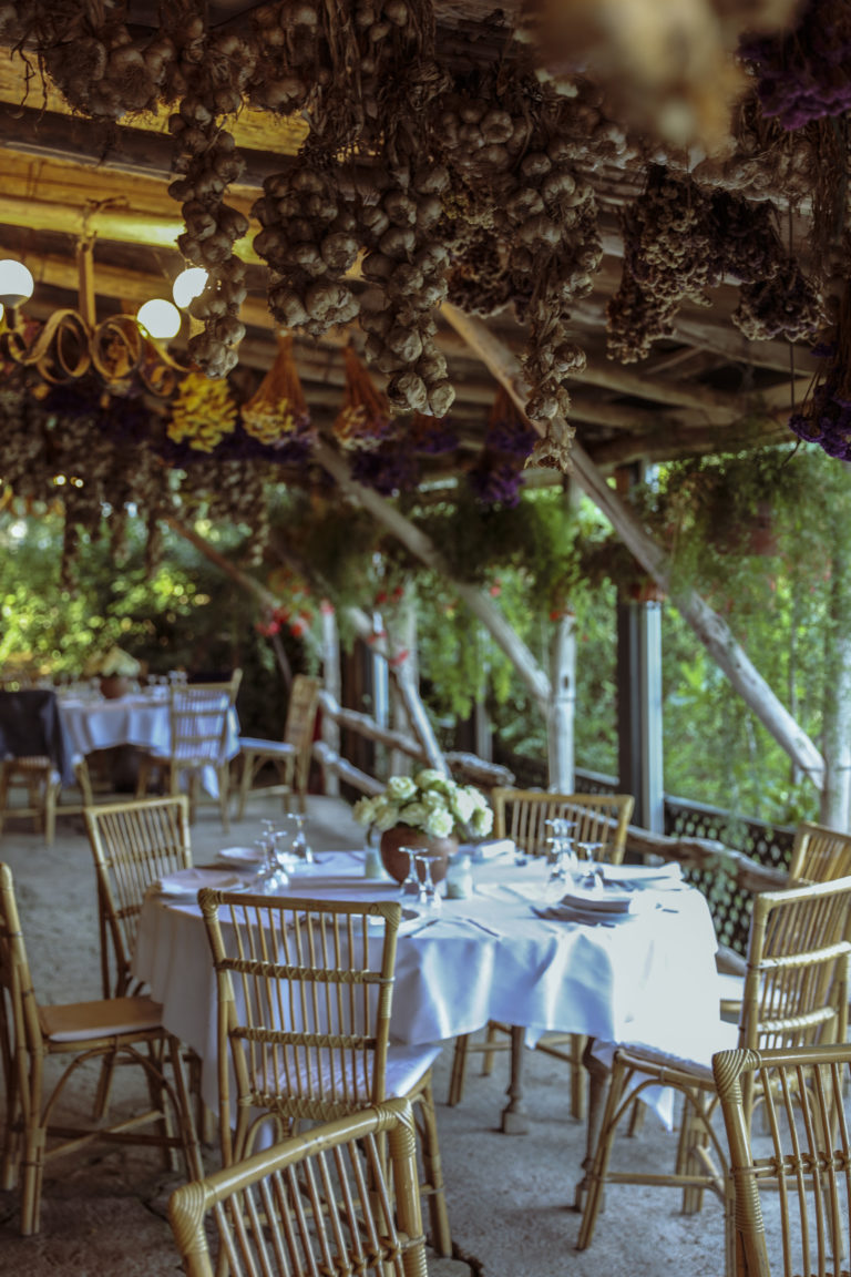 A beautiful ambience in an agriturismo, where the cooking class takes place.